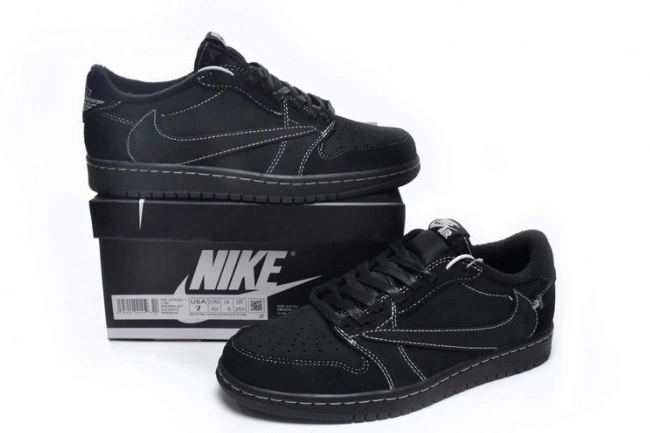 Phantom Air Scott Low Jordan x Travis 1 OG Black DM7866-001 1124